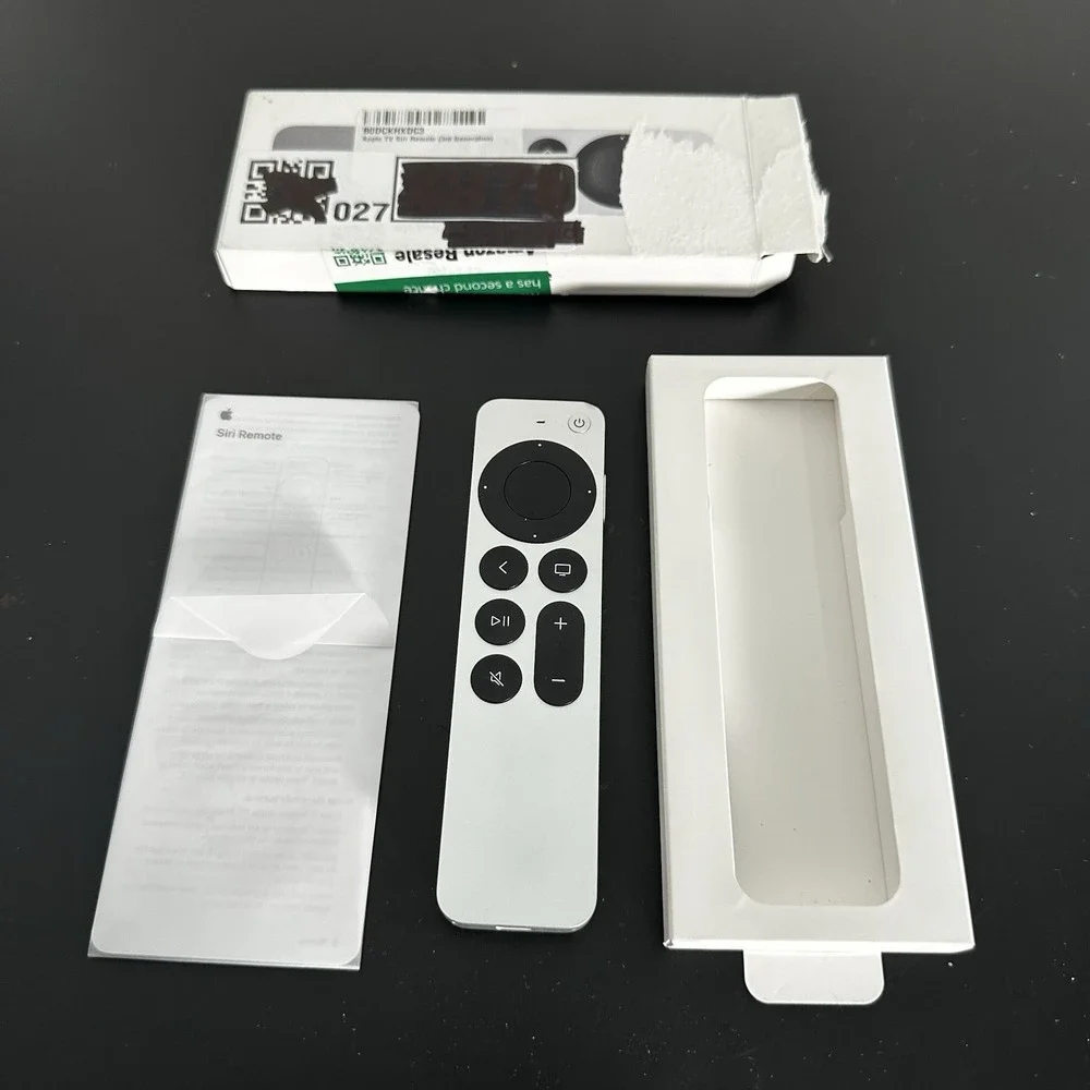 Apple TV Siri Remote 3rd Generation USB-C Aluminum Minimalist Tech Genuine